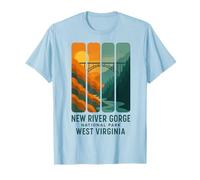 New River Gorge National Park Bridge Senderismo amantes de la naturaleza Camiseta