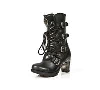 New Rock Botas con cordones 'M-TR003-S1' negro 36 negro