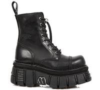 New Rock Combat Boots Unisexo Botas Plataforma - 37 EU