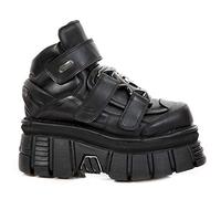 New Rock M.285 S37 Negro - Botas, Metálico, Unisexo (45 EU)