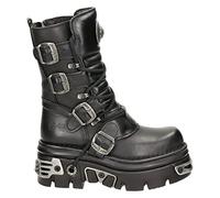 New Rock Reactor Half Boots Unisexo Black Botas Plataforma