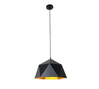 New Science Ourklick Lámpara Colgante Modern Origam Black, Lámpara de techo Moderno Metal