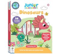 (New Sept) Jr Kaleidoscope Colouring Kit Dinosaurs