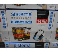 New Sistema Brilliance - Fiambrera a prueba de fugas, 14 unidades