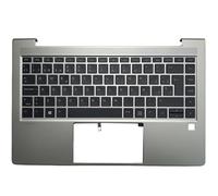 New Spanish Latin Laptop Keyboard for HP ProBook 14 445 440 G8 645 640 G8 with Silver palmrest Upper Cover Backlight