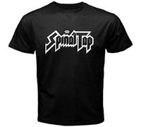 New Spinal Tap Heavy Metal Band Logo Men's Black T Shirt Size, Negro , XL