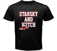 New Starsky and Hutch TV Series Show Men's Black Tshirt Black XXL