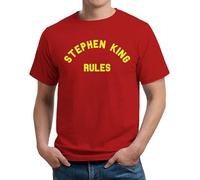 New Stephen King Rules T-Shirt Red