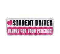 New Student Driver Magnet For Car | Magnet Reflective Student Driver Safety Warning For Car | Thanks For Your Patience Reusable, Reflective New Drivers Alert For Teenage