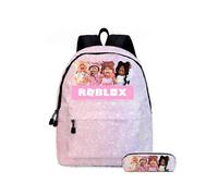 New student schoolbag new cartoon roblox game primary and secondary schoolbag kids backpack-D4ROBLOX pink