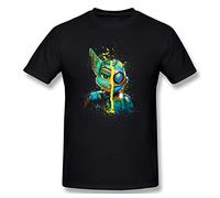 New Summer Space Pals T-Shirt Cotton Ratchet Clank Quartu Gadgebots Game Ofertas Men Tshirt Black(Large)