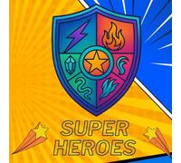 New Superheroes to color: Color new superheroes and give them a new costume children 4 - 16