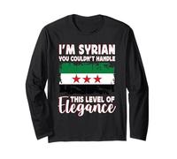 New Syria Flag Proud Elegant Syrian Boyfriend Girlfriend Manga Larga