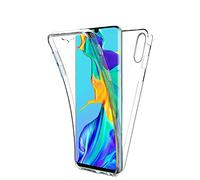 New&Teck® - Carcasa para Huawei P30 Pro - Protección integral delantera + trasera rígida - Funda táctil 360 grados - antigolpes transparente para Huawei P30 Pro