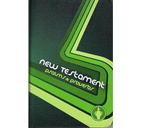 New Testament, Psalms Proverbs By Gideons International, Published By National Publishing Company/thomas Nelson 1985 (Light and Dark Green Horizontal Contrast Pocket Bible