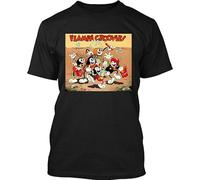 New The Flamin Groovies Legend Unisex 100% Cotton Short-Sleeve T-Shirts Black XXL