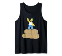 NEW The Simpsons St. Patrick's Day Homer Duff Beer Barrels Camiseta sin Mangas