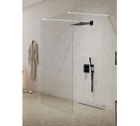 New Trendy New Modus White mampara de ducha walk-in 100 cm blanco mate/vidrio transparente EXK-2267