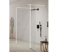 New Trendy New Modus White mampara de ducha walk-in 100 cm blanco mate/vidrio transparente EXK-2272