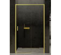 New Trendy Prime Light Gold puerta de ducha 100 cm corredera oro brillante/vidrio transparente D-0421A