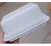 New Tupperware Impressions - Mantequera blanca, plástico, 16,5 x 11 x 7 cm