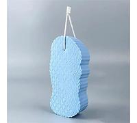 New Ultra Soft Bath Body Shower Sponge, 3D Cartoon Embossing Magic Bath Sponge,Super Soft Gentle Exfoliating Scrub Bath Sponge For Adults Children And Pregnant Women. (Blue)