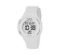(New Upgrade White) SYNOKE Men Watches Fashion Digital Led Electronic Outdoors Sport Waterproof Alarm PU Wristwatch Military Chronograph Clock