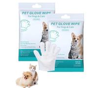 New Upgraded Rinse Free Dog Shampoo Mitts, Rinse Free Shampoo Mittens for Dogs, Portable Pet Care Wipes Easy Wipe Paws and Body Cleaning Mitt for Dogs & Cats Daily Care (2*Pcs)