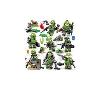 New version 1352 Iron Blood Heavy Armed Soldier Weapon Equipment Children's Puzzle Assembly Toy Small Particle Building Blocks