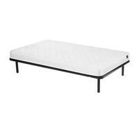 [NEW VERSION]Conjunto de somier de láminas + colchón de espuma DANAE de DREAMEA - 15 cm de grosor - 90 x 200 cm