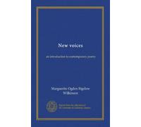 New voices: an introduction to contemporary poetry