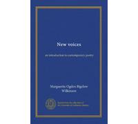 New voices: an introduction to contemporary poetry