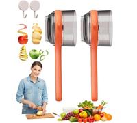 New with Box Storage Kitchen Special Fruitpeeler, 2026 New with Box Storage Kitchen Special Fruitpeeler, Fruit Peeler with Container, Anti-Slip Handle (2PCSOrange)