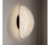 New Works Aplique de pared LED Tense, blanco / negro, Ø 35 cm