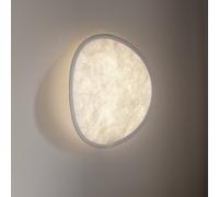 New Works aplique de pared LED Tense, blanco / white, Ø 35 cm, vellón