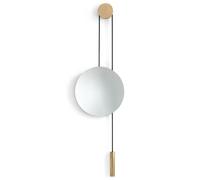 New Works Espejo Rise and Shine Natural oak-brass weight