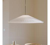 New Works Lámpara colgante LED Nebra, Ø 90 cm, blanca, personalizable