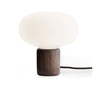New Works Lámpara de mesa Karl-Johan Smoked oak-White opal glass