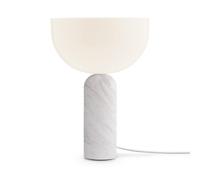 New Works Lámpara de mesa Kizu small White marble