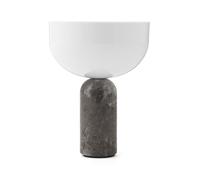 New Works Lámpara de mesa portátil Kizu Gris du marais