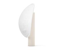 New Works Lámpara de mesa portátil Tense 43 cm blanco