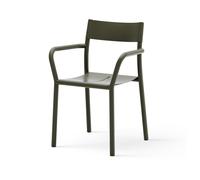 New Works Silla con reposabrazos May Armchair Outdoor Dark Green