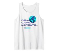 New World Loading. Glitch Earth Futuristic Y2K Tech Camiseta Camiseta sin Mangas