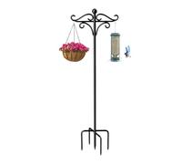 New Wrought Iron Garden Lighting Hooks, Outdoor Double Shepherd Hooks, Cour