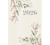 NEW YEAR Calendar. 500-Page Organiser. Full 365 Days. Stay organized, inspired, and in control. Elegant Daily Planner for Women. Daily, monthly and ... Paper. Beautiful Pastel colors, flowers.
