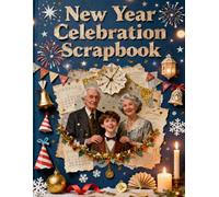 New Year Celebration Scrapbook: A Carefully Designed 8.5 × 11 Scrapbook Papers with Over 200 Craft Elements on 35 Pages of Stunning Patterns, Cutouts & Creative Designs
