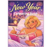 New Year Colouring Book: Fun Colouring for all | Cute Pages, Relaxation Coloring