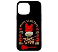 New Year Metal Christmas 2024 Rock & Roll Music Hand Sign Carcasa para iPhone 13 Pro MAX