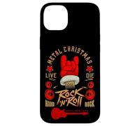 New Year Metal Christmas 2024 Rock & Roll Music Hand Sign Carcasa para iPhone 14 Plus