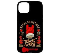 New Year Metal Christmas 2024 Rock & Roll Music Hand Sign Carcasa para iPhone 15 Plus